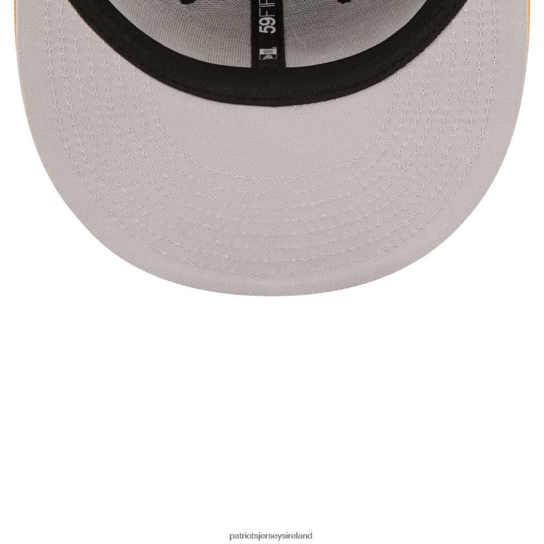 Patriots Jersey Men New Era Navy/Gold Super Bowl XXXVI 59FIFTY Fitted Hat 8226D248 Accessories