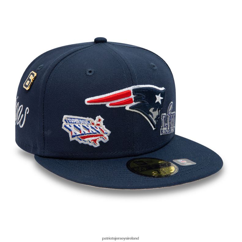 Patriots Jersey Men New Era Navy Historic Champs 59FIFTY Fitted Hat 8226D131 Accessories