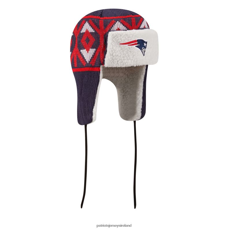 Patriots Jersey Men New Era Navy Knit Trapper Hat 8226D380 Accessories