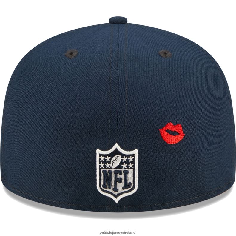 Patriots Jersey Men New Era Navy Lips 59FIFTY Fitted Hat 8226D354 Accessories