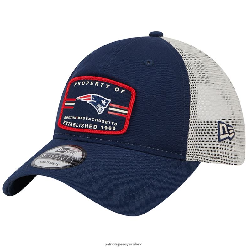 Patriots Jersey Men New Era Navy Property Trucker 9TWENTY Snapback Hat 8226D319 Accessories