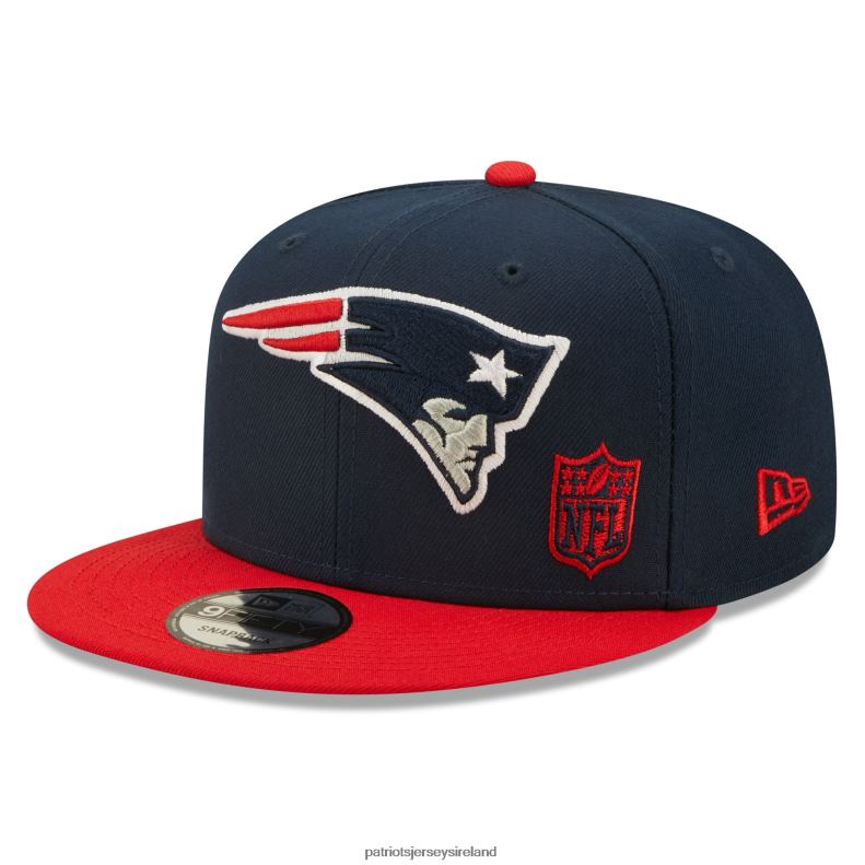 Patriots Jersey Men New Era Navy/Red Flawless 9FIFTY Snapback Hat 8226D396 Accessories