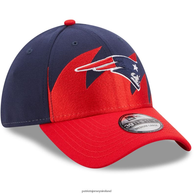 Patriots Jersey Men New Era Navy/Red Surge 39THIRTY Flex Hat 8226D241 Accessories