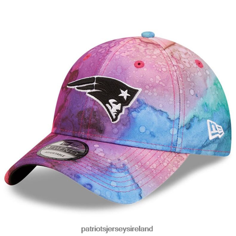 Patriots Jersey Men New Era Pink 2022 NFL Crucial Catch 9TWENTY Adjustable Hat 8226D217 Accessories