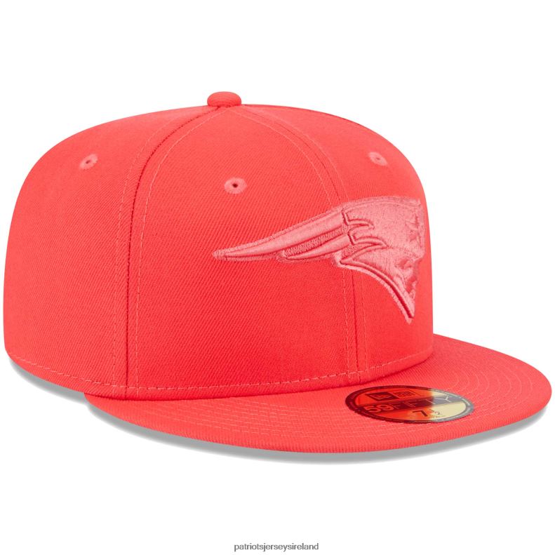 Patriots Jersey Men New Era Red Color Pack Brights 59FIFTY Fitted Hat 8226D223 Accessories