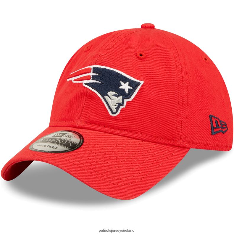 Patriots Jersey Men New Era Red Icon Logo Core Classic 2.0 9TWENTY Adjustable Hat 8226D348 Accessories