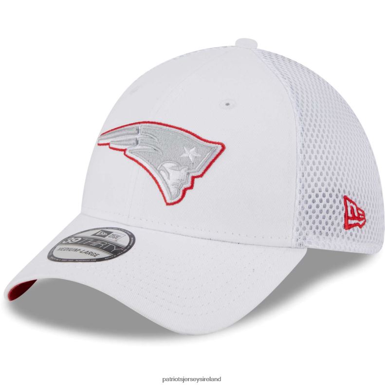 Patriots Jersey Men New Era White Neo 39THIRTY Flex Hat 8226D124 Accessories