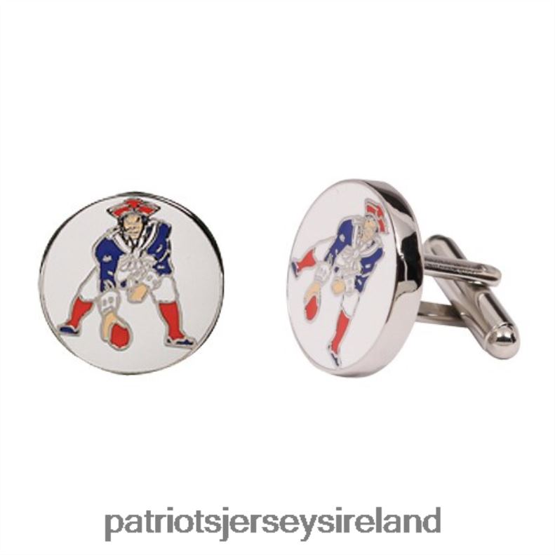Patriots Jersey Men Silver-Plated Team Logo Cufflinks 8226D49 Accessories