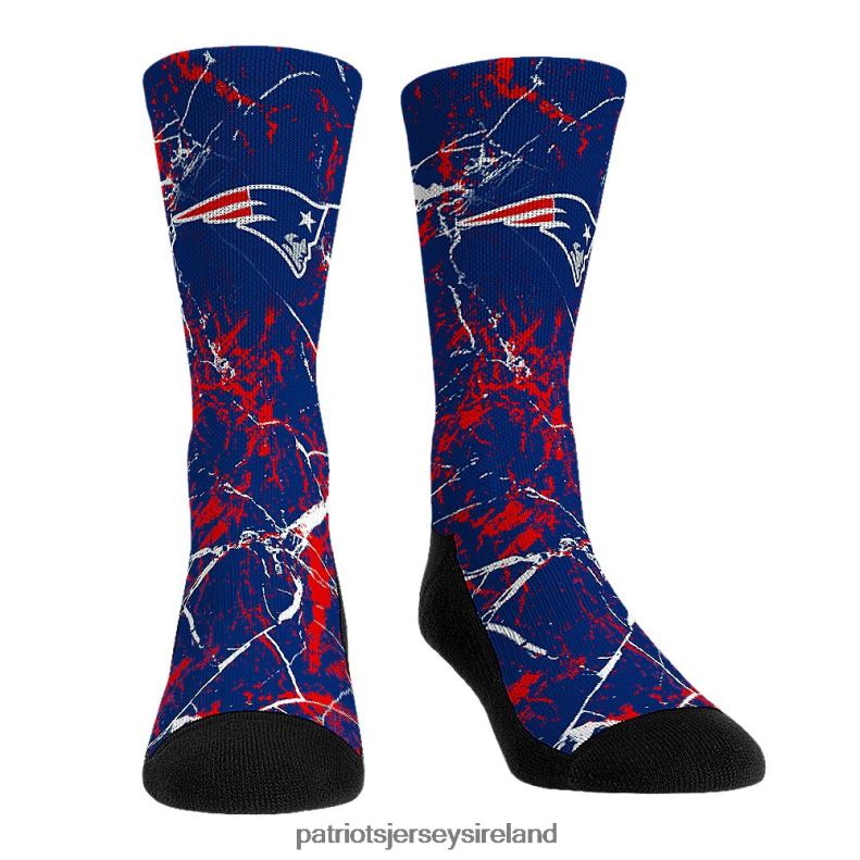 Patriots Jersey Men Unisex Rock Em Socks 3-Pack Crew Socks Set 8226D61 Accessories