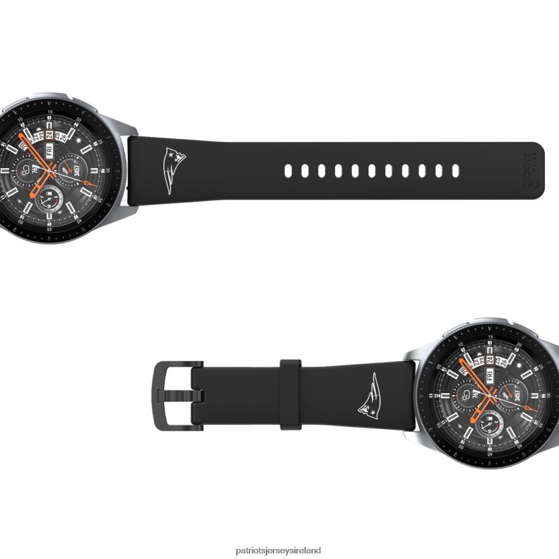 Patriots Jersey Men Groove Life Black Samsung 22mm Short Watch Band 8226D83 Accessories