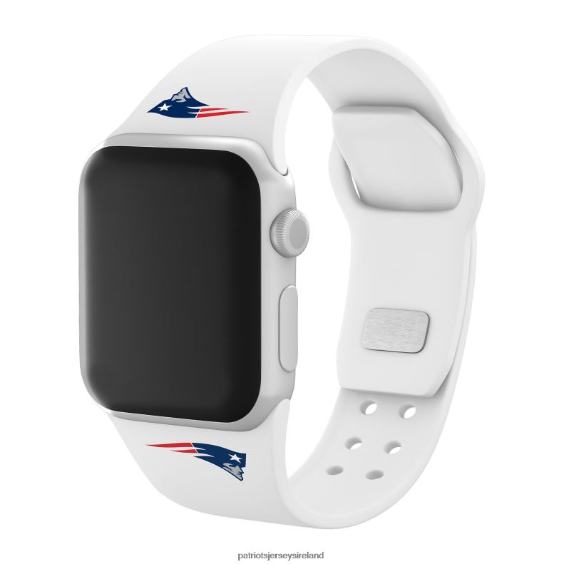 Patriots Jersey Men White Logo Silicone Apple Watch Band 8226D27 Accessories