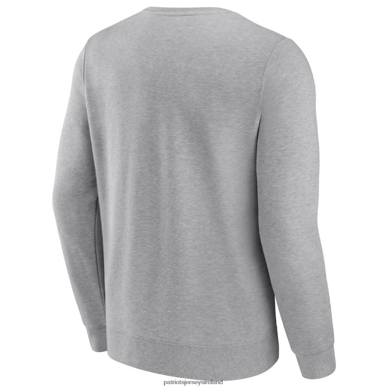 Patriots Jersey Men Fanatics Branded Heathered Charcoal Playability Pullover Sweatshirt 8226D567 Clothing