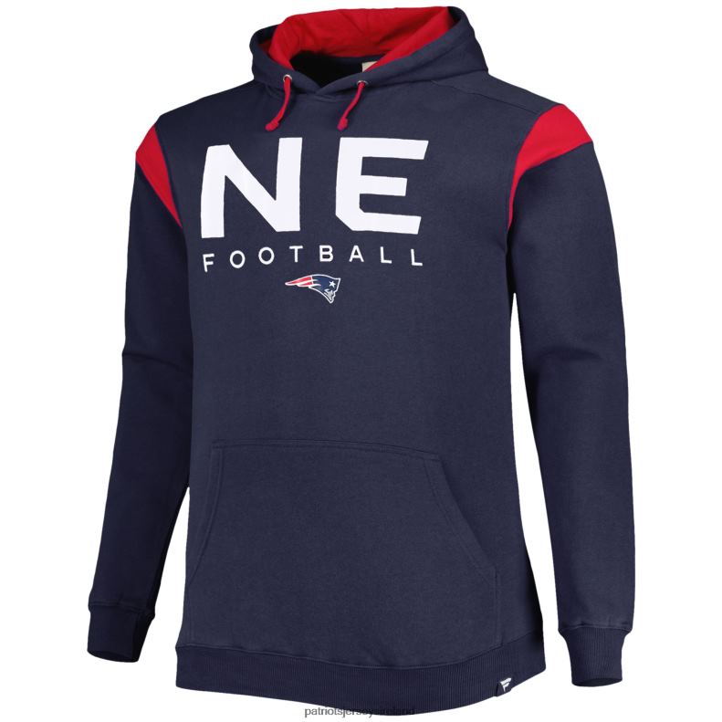 Patriots Jersey Men Fanatics Branded Navy Big & Tall Call the Shots Pullover Hoodie 8226D697 Clothing