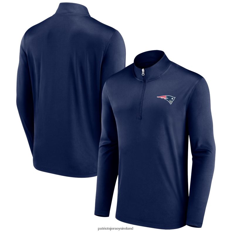 Patriots Jersey Men Fanatics Branded Navy Underdog Quarter-Zip Jacket 8226D506 Clothing