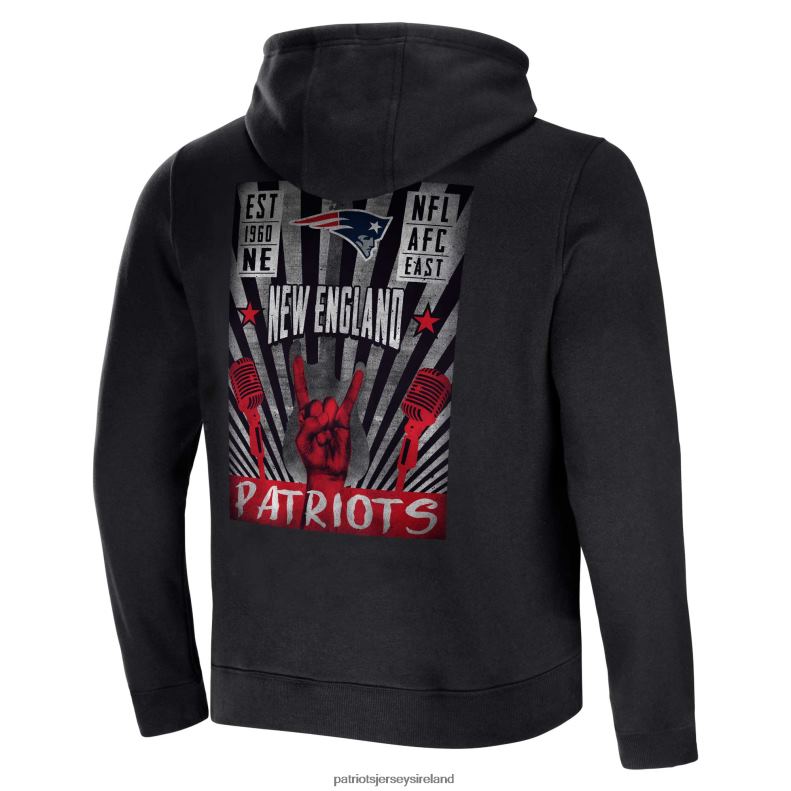 Patriots Jersey Men NFL x Darius Rucker Collection by Fanatics Black Rocker Full-Zip Hoodie 8226D589 Clothing