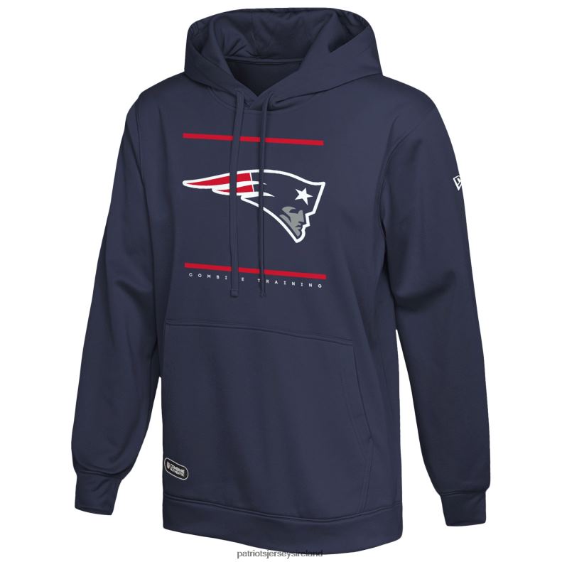 Patriots Jersey Men New Era Navy Combine Authentic Split Defense Pullover Hoodie 8226D552 Clothing