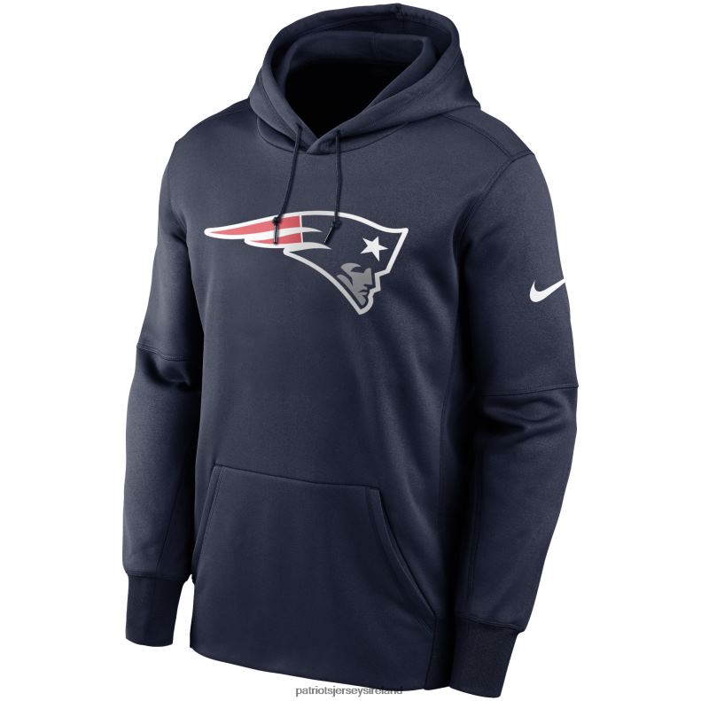 Patriots Jersey Men Nike Navy Fan Gear Primary Logo Performance Pullover Hoodie 8226D469 Clothing