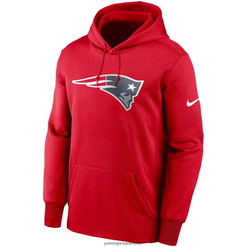 Patriots Jersey Men Nike Red Fan Gear Primary Logo Performance Pullover Hoodie 8226D484 Clothing