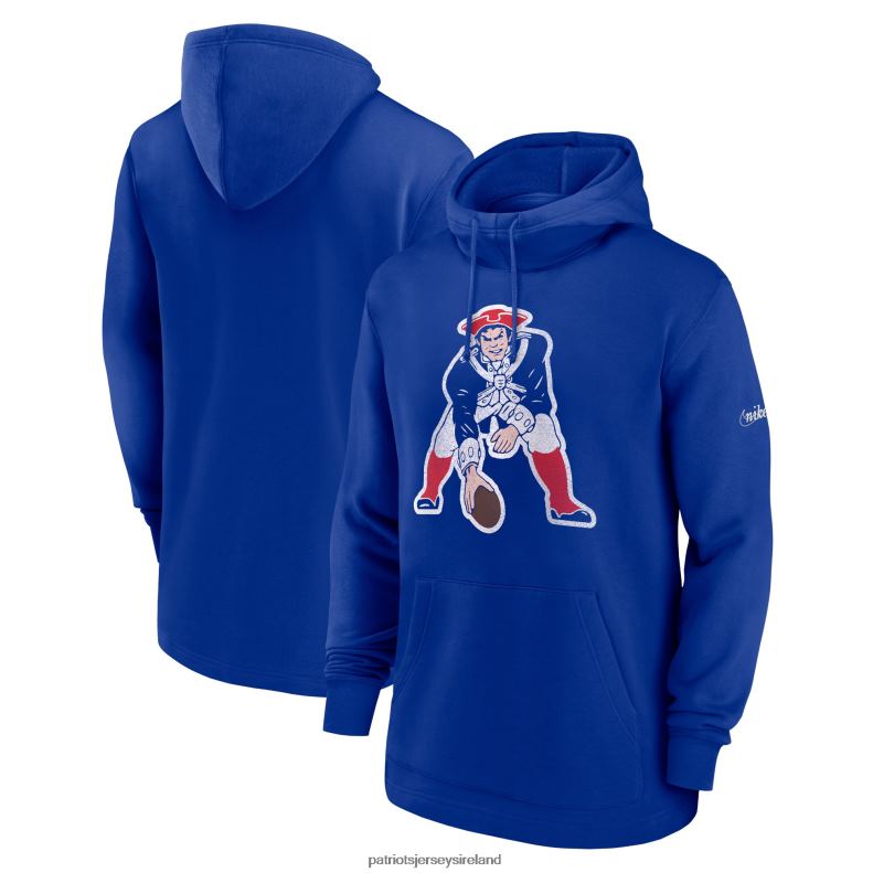 Patriots Jersey Men Nike Royal Classic Pullover Hoodie 8226D483 Clothing