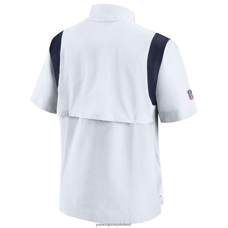 Patriots Jersey Men Nike White Sideline Coaches Chevron Lockup Pullover Top 8226D610 Clothing