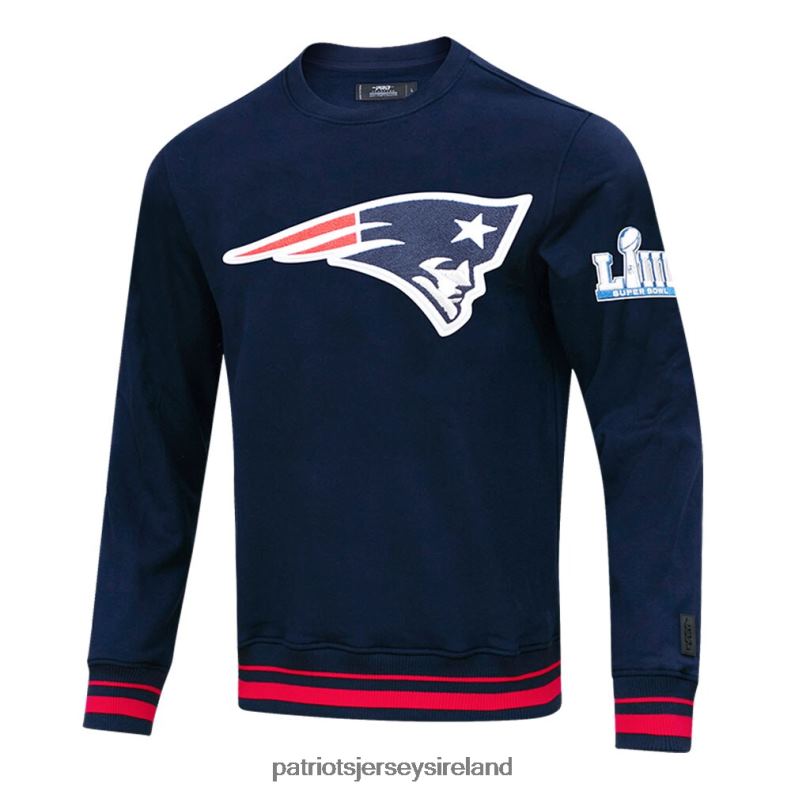 Patriots Jersey Men Pro Standard Navy Mash Up Pullover Sweatshirt 8226D633 Clothing