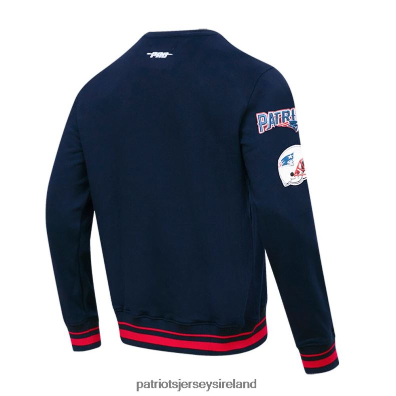 Patriots Jersey Men Pro Standard Navy Mash Up Pullover Sweatshirt 8226D633 Clothing