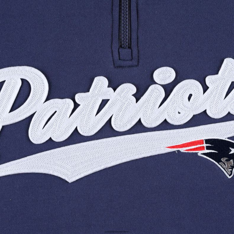 Patriots Jersey Men Tommy Hilfiger Navy/Red Aiden Quarter-Zip Sweatshirt 8226D678 Clothing