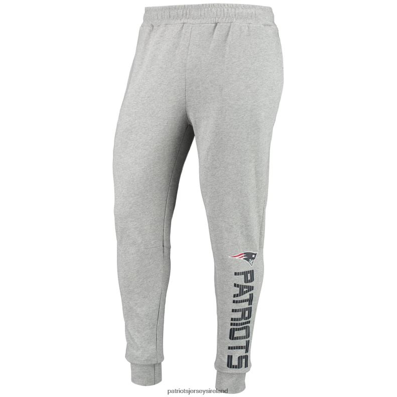 Patriots Jersey Men MSX by Michael Strahan Heathered Gray Jogger Pants 8226D1260 Clothing