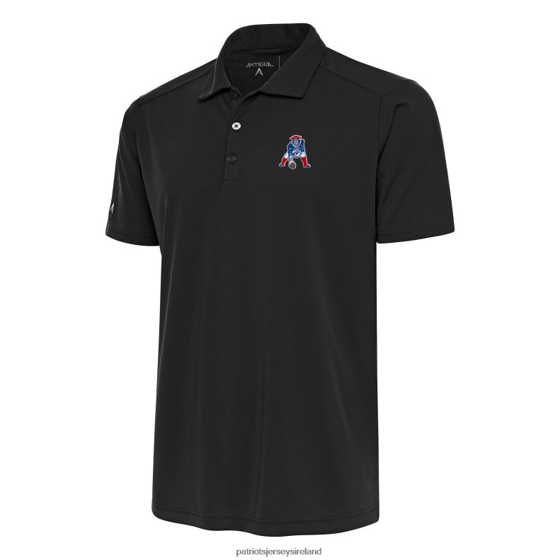Patriots Jersey Men Antigua Charcoal Team Logo Throwback Big & Tall Tribute Polo 8226D1457 Clothing