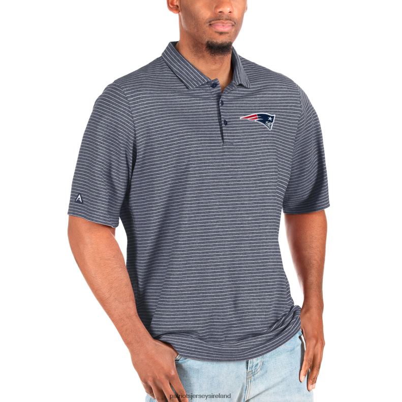 Patriots Jersey Men Antigua Heathered Navy Big & Tall Esteem Polo 8226D1503 Clothing