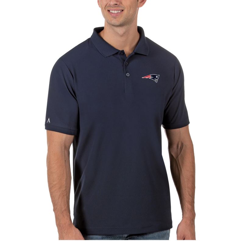 Patriots Jersey Men Antigua Navy Legacy Pique Polo 8226D1374 Clothing