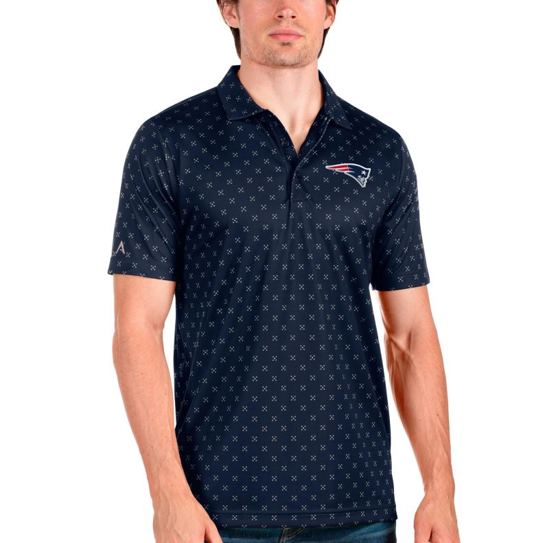 Patriots Jersey Men Antigua Navy Spark Polo 8226D1421 Clothing