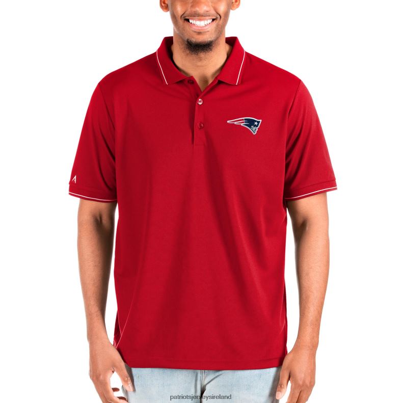 Patriots Jersey Men Antigua Red Big & Tall Affluent Polo 8226D1446 Clothing