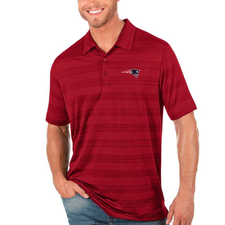 Patriots Jersey Men Antigua Red Compass Polo 8226D1371 Clothing