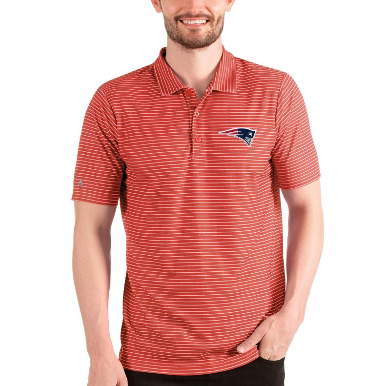 Patriots Jersey Men Antigua Red Esteem Polo 8226D1481 Clothing