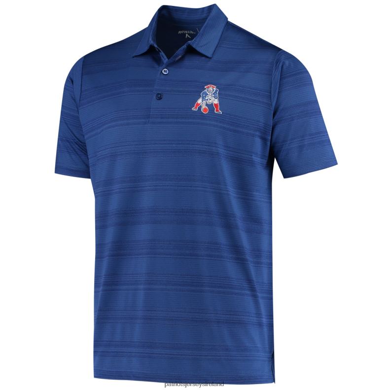 Patriots Jersey Men Antigua Royal Throwback Compass Polo 8226D1463 Clothing