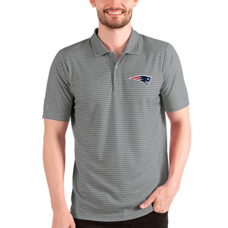 Patriots Jersey Men Antigua Steel Esteem Polo 8226D1484 Clothing