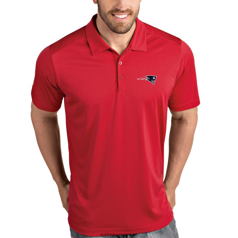 Patriots Jersey Men Antigua Tribute Polo - Red 8226D1392 Clothing