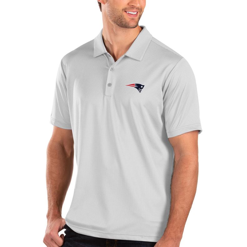 Patriots Jersey Men Antigua White Balance Polo 8226D1470 Clothing