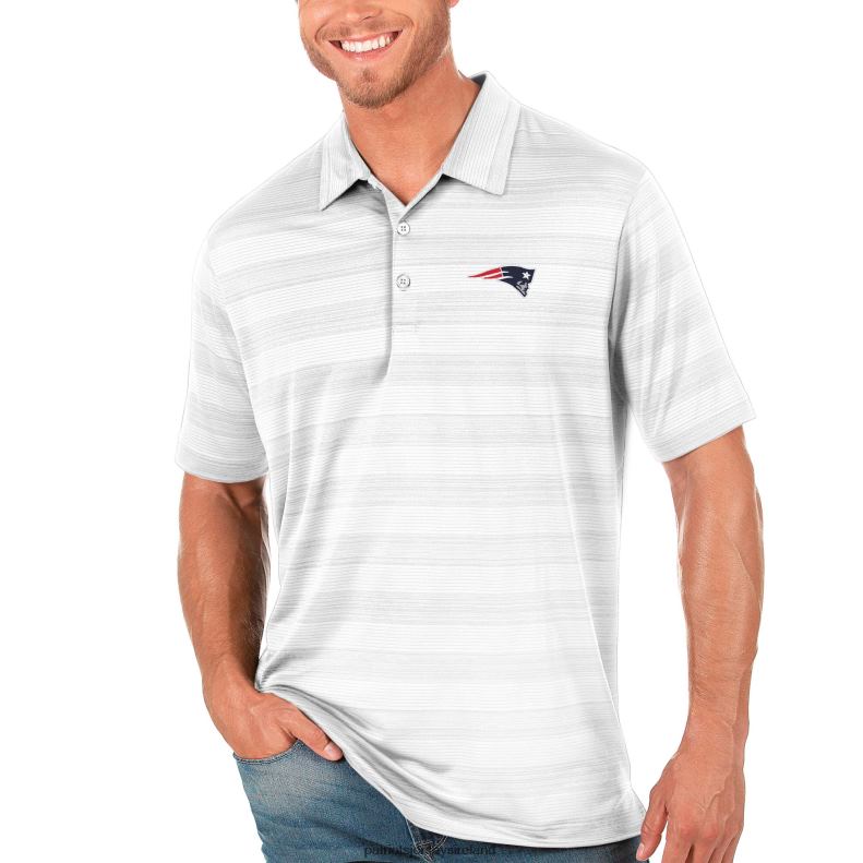 Patriots Jersey Men Antigua White Compass Polo 8226D1579 Clothing