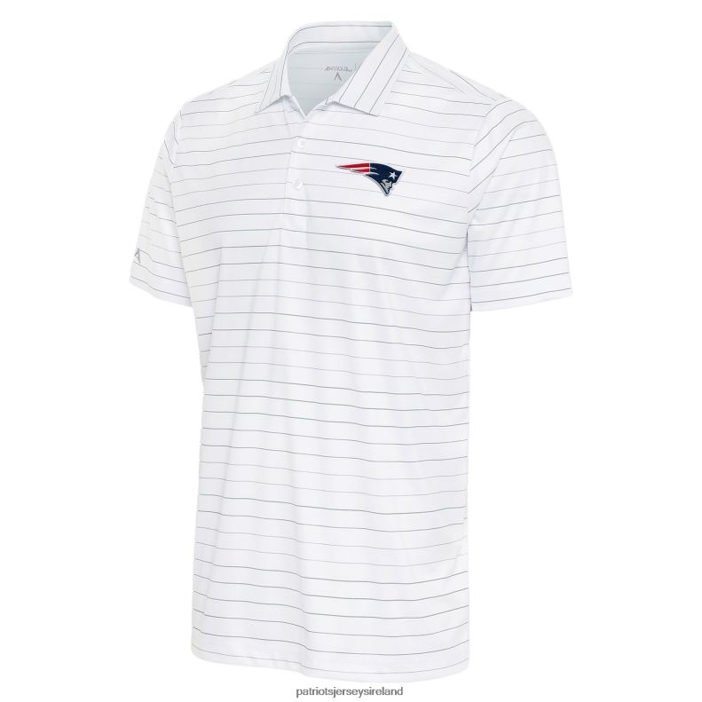 Patriots Jersey Men Antigua White/Cream Ryder Polo 8226D1341 Clothing