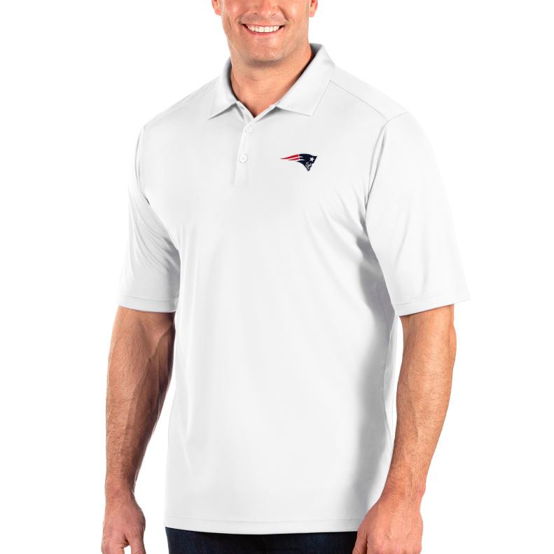 Patriots Jersey Men Antigua White Tribute Big & Tall Polo 8226D1465 Clothing