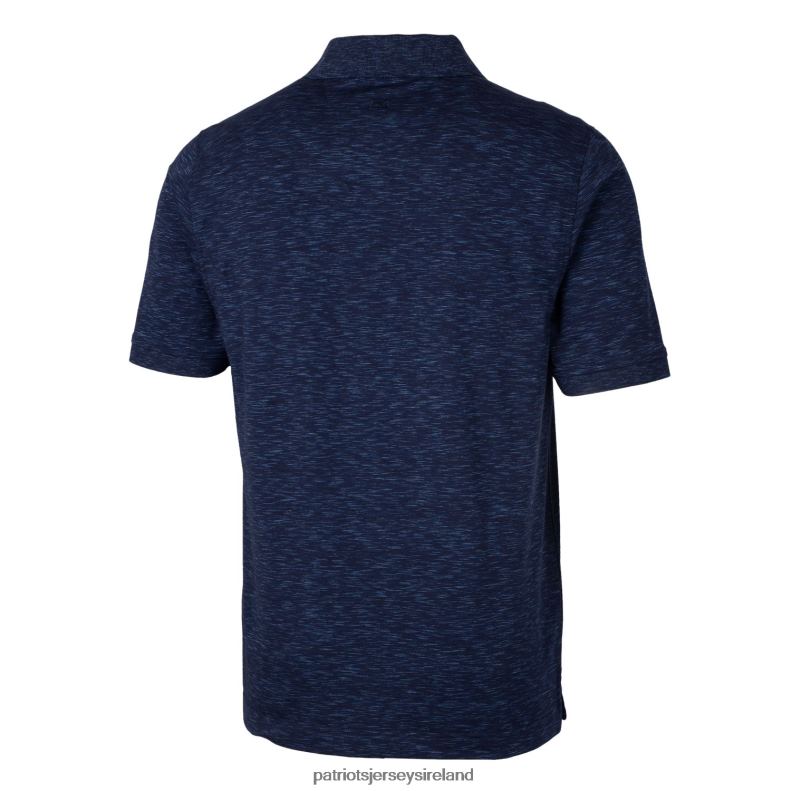 Patriots Jersey Men Cutter & Buck Navy Big & Tall Advantage Tri-Blend Space Dye Polo 8226D1432 Clothing