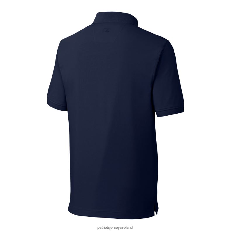 Patriots Jersey Men Cutter & Buck Navy Helmet Advantage Tri-Blend Pique Polo 8226D1285 Clothing
