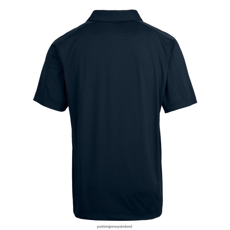 Patriots Jersey Men Cutter & Buck Navy Helmet Prospect Textured Stretch Polo 8226D1346 Clothing