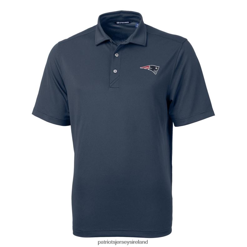 Patriots Jersey Men Cutter & Buck Navy Virtue Eco Pique Recycled Polo 8226D1424 Clothing
