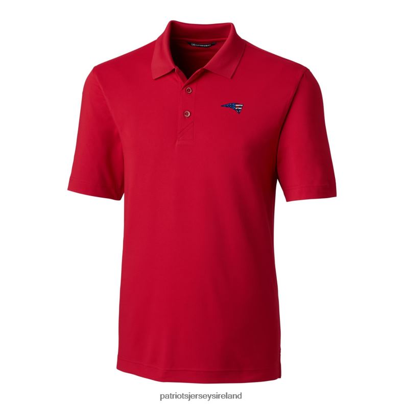 Patriots Jersey Men Cutter & Buck Red Big & Tall Forge Stretch Polo 8226D1491 Clothing