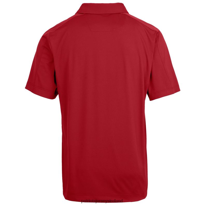 Patriots Jersey Men Cutter & Buck Red Prospect Textured Stretch Polo 8226D1375 Clothing