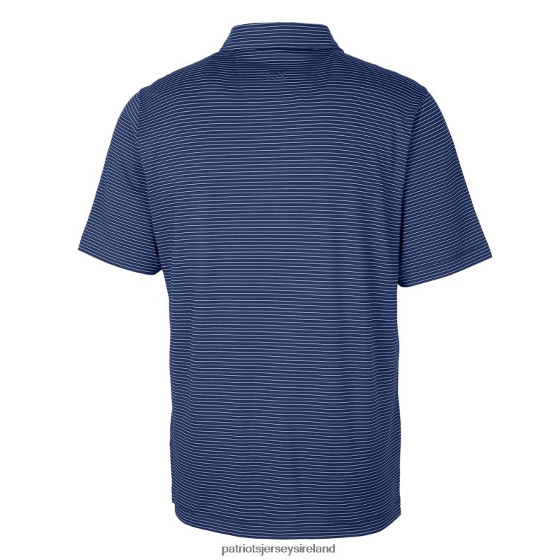 Patriots Jersey Men Cutter & Buck Royal Throwback Logo Big & Tall Forge Pencil Stripe Stretch Polo 8226D1594 Clothing