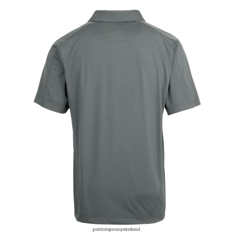 Patriots Jersey Men Cutter & Buck Steel Throwback Logo Prospect Textured Stretch Polo 8226D1384 Clothing
